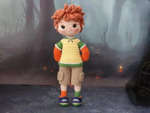 Receita Boneco Amigurumi