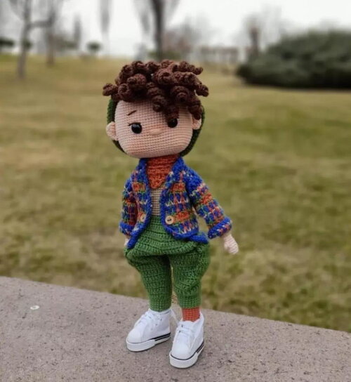 Receita Boneco Amigurumi