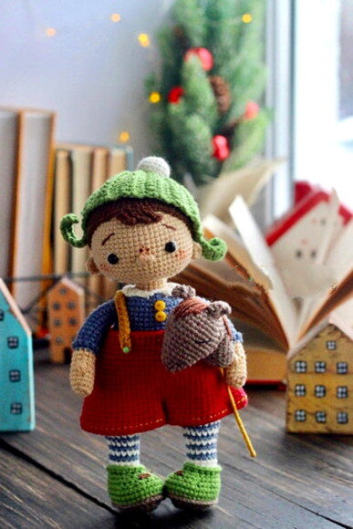 Receita Boneco Amigurumi