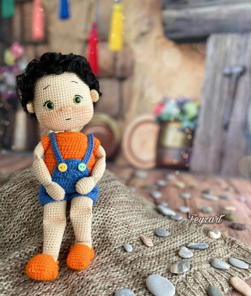 Receita Boneco Amigurumi