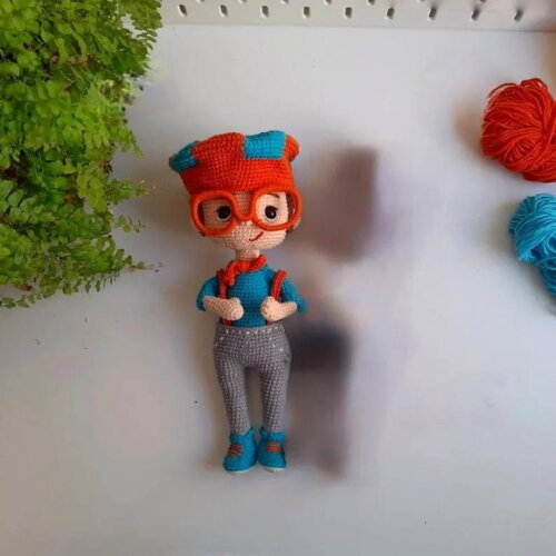 Receita Boneco Blippi Amigurumi