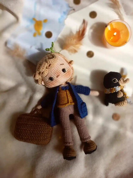 Receita Boneco Newt Amigurumi