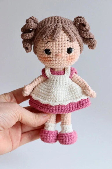 Receita Bonequinha Amigurumi