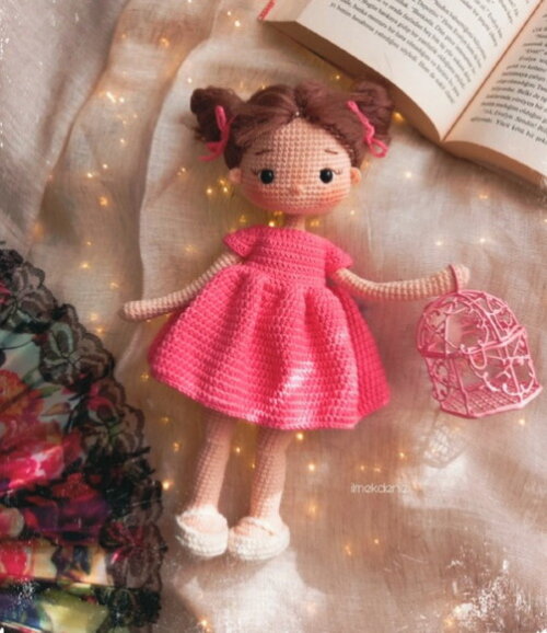 Receita Bonequinha Amigurumi