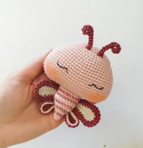 Receita Borboleta Amigurumi
