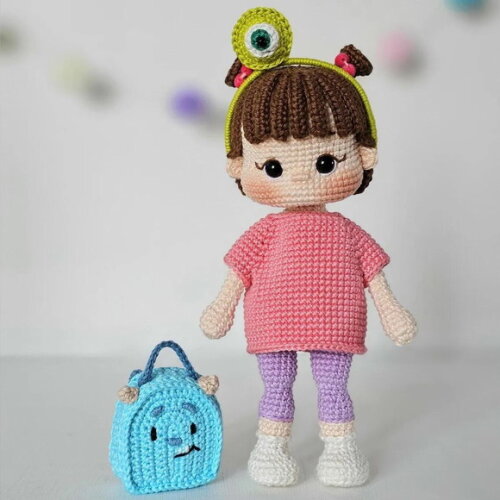 Receita Boo e Monstros Amigurumi