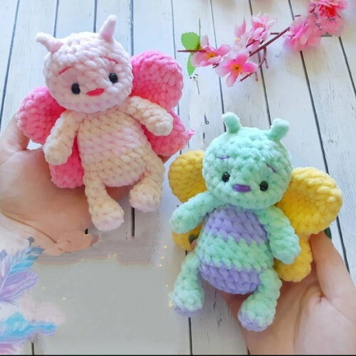 Receita Borboleta Amigurumi