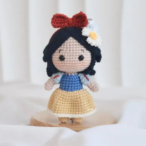 Receita Branca de Neve Amigurumi