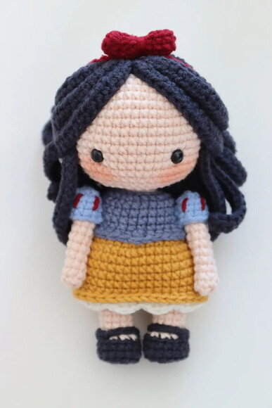 Receita Branca de Neve Amigurumi