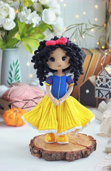 Receita Branca de Neve Amigurumi