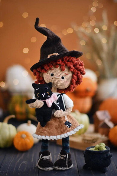 Receita Bruxa Amigurumi