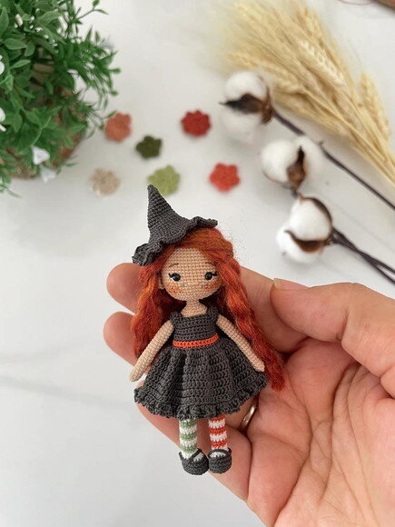 Receita Bruxinha Amigurumi