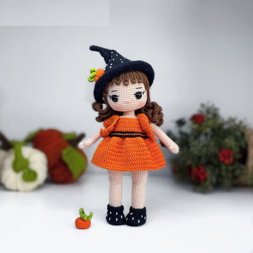 Receita Bruxinha Amigurumi