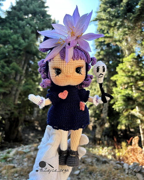 Receita Bruxinha Amigurumi