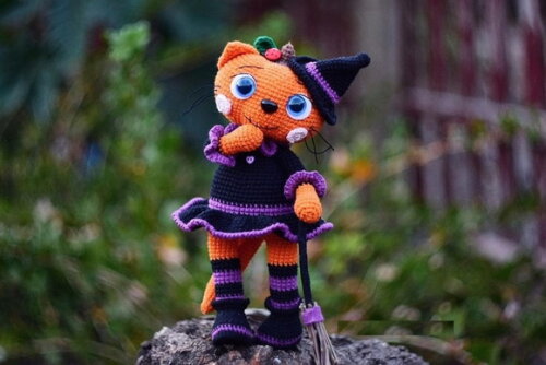 Receita Bruxinha Amigurumi
