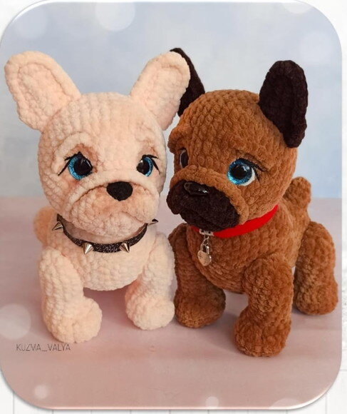 Receita Bulldog Amigurumi