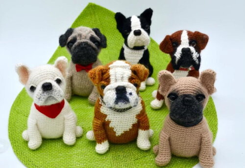 Receita Bulldog Amigurumi