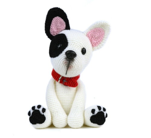 Receita Bulldog Frances amigurumi
