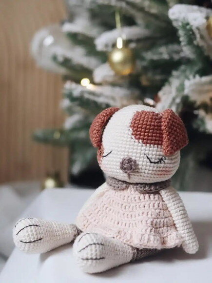 Receita Cachorrinha Amigurumi