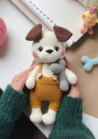 Receita Cachorrinho Amigurumi