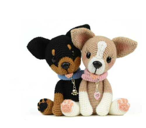 Receita Cachorro amigurumi