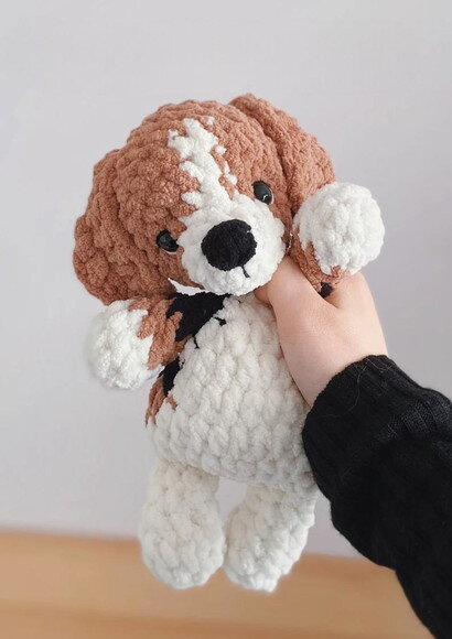 Receita Cachorro Amigurumi