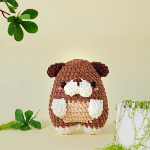 Receita Cachorro Amigurumi