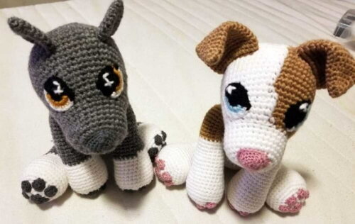 Receita Cachorro Amigurumi