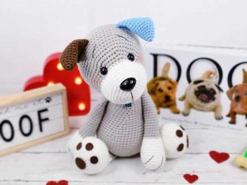Receita Cachorro Amigurumi