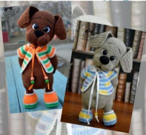 Receita Cachorro Amigurumi