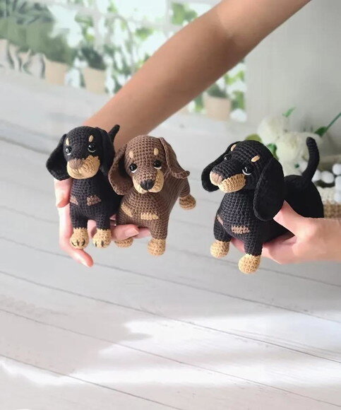 Receita Cachorro Basse Amigurumi
