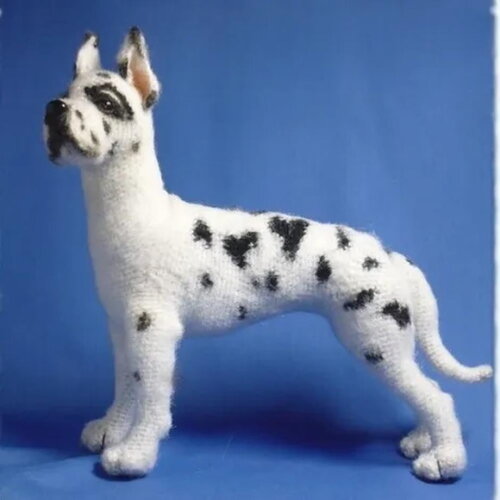 Receita Cachorro Dalmata Amigurumi