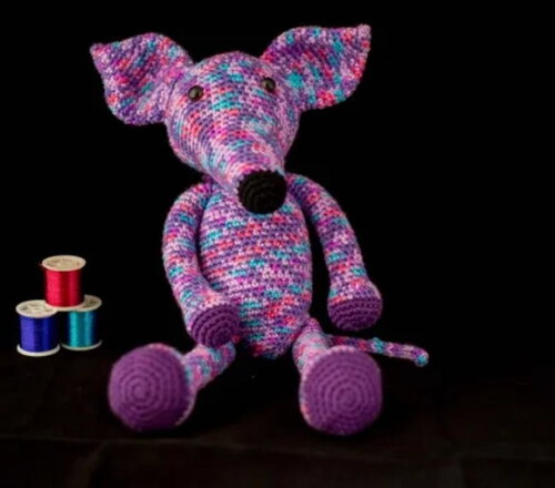 Receita Cachorro Galgo Amigurumi