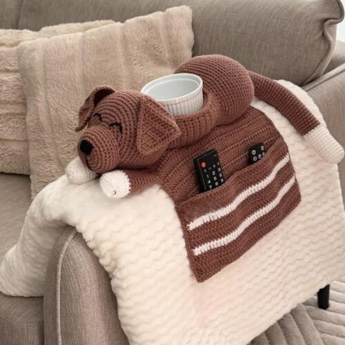 Receita Cachorro Organizador Amigurumi