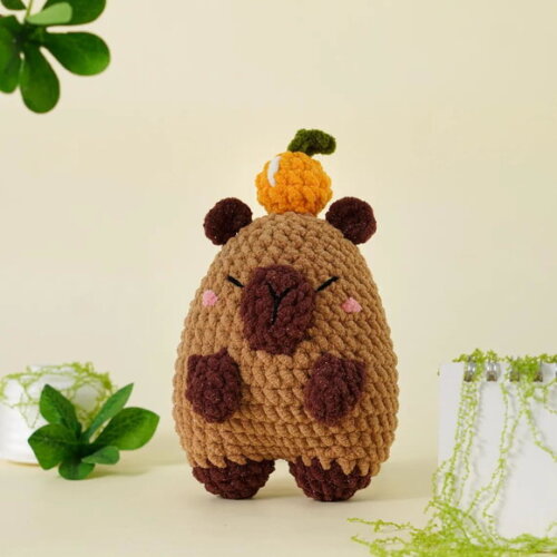 Receita Capivara Amigurumi