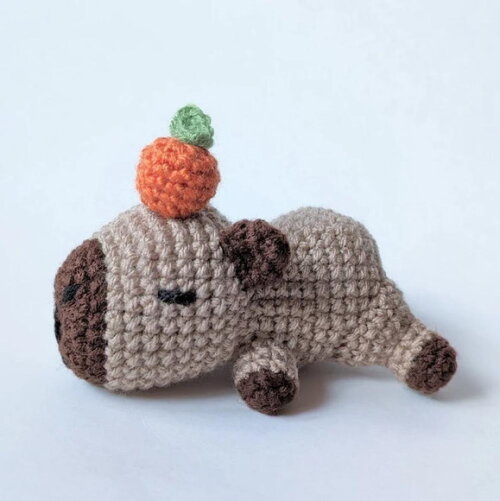 Receita Capivara Amigurumi