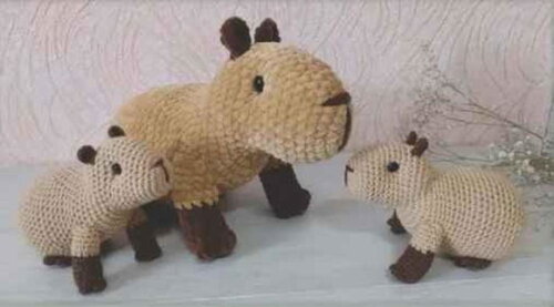 Receita Capivara Amigurumi