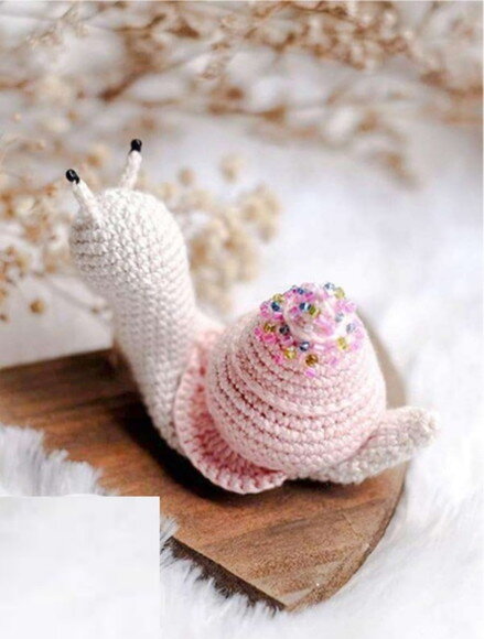 Receita Caracol Amigurumi