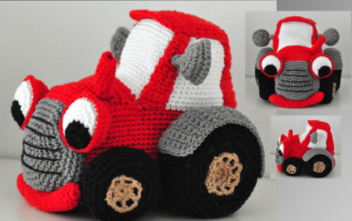 Receita Carro Amigurumi