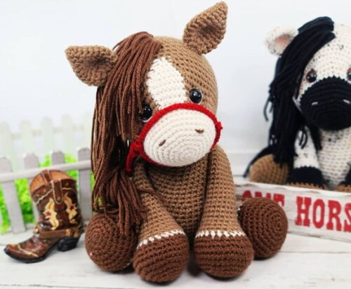 Receita Cavalo Amigurumi