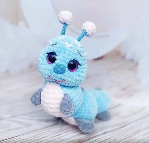 Receita Centopeia Amigurumi