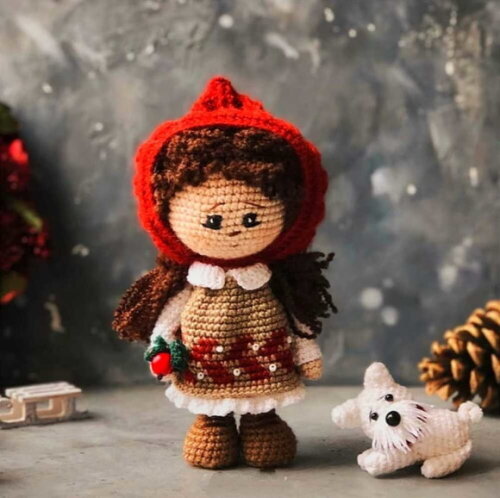 Receita Chapeuzinho Vermelho Amigurumi