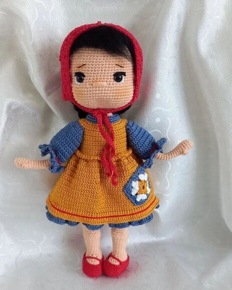 Receita Chapeuzinho Vermelho Amigurumi