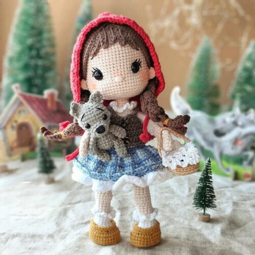 Receita Chapeuzinho Vermelho Amigurumi