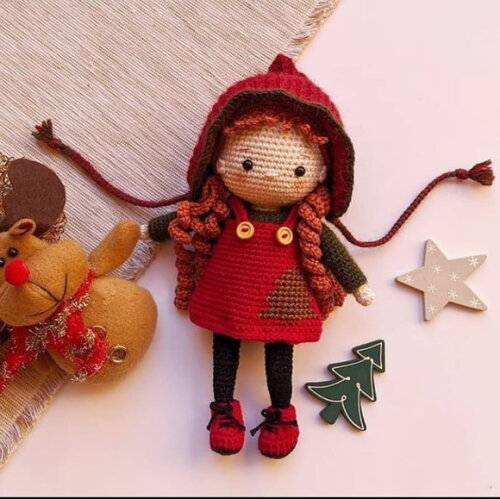Receita Chapeuzinho Vermelho Amigurumi