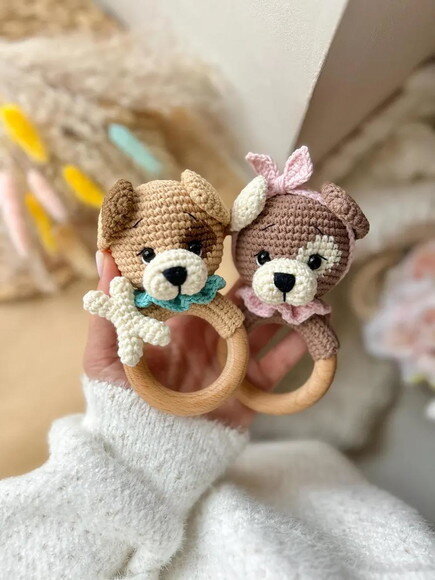 Receita Chocalho Cachorro Amigurumi