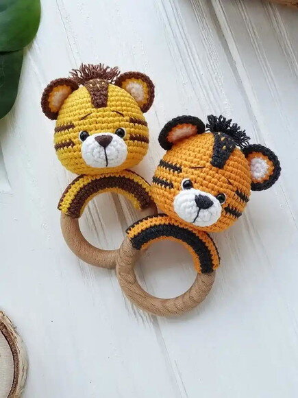 Receita Chocalho Tigre Amigurumi