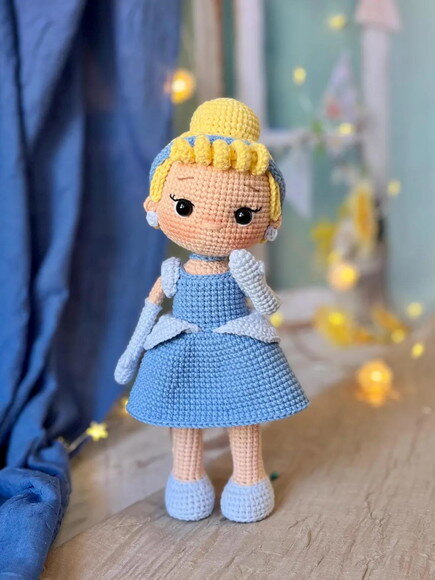 Receita Cinderela Amigurumi