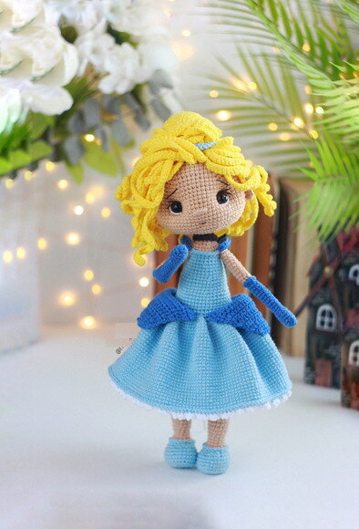 Receita Cinderela Amigurumi