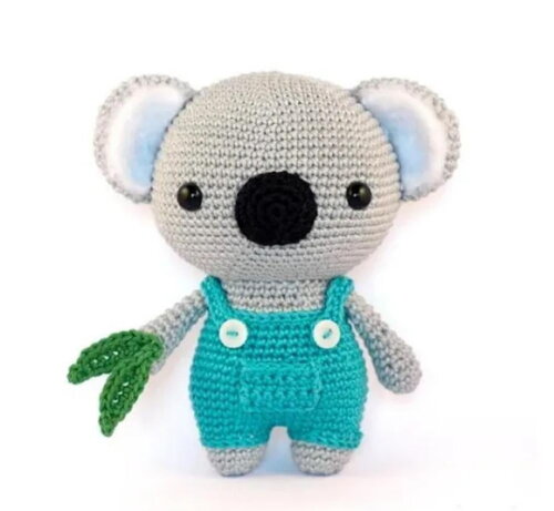 Receita Coala Amigurumi